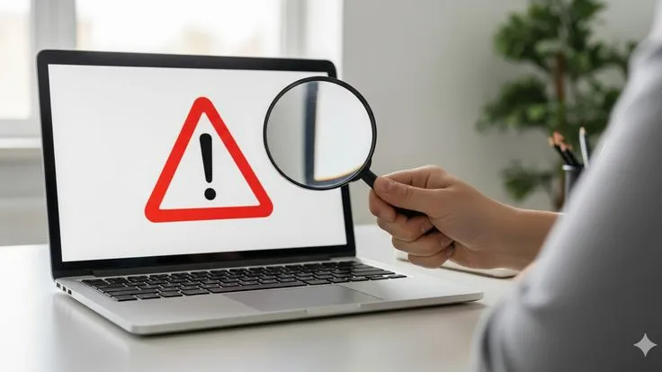 Secure browsing vs. fake unsecured-connection scam